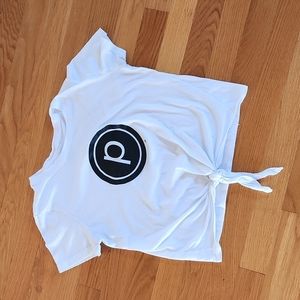 Pure Barre crop tee